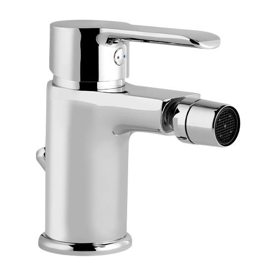Un mitigeur bidet chromé pour la salle de bain