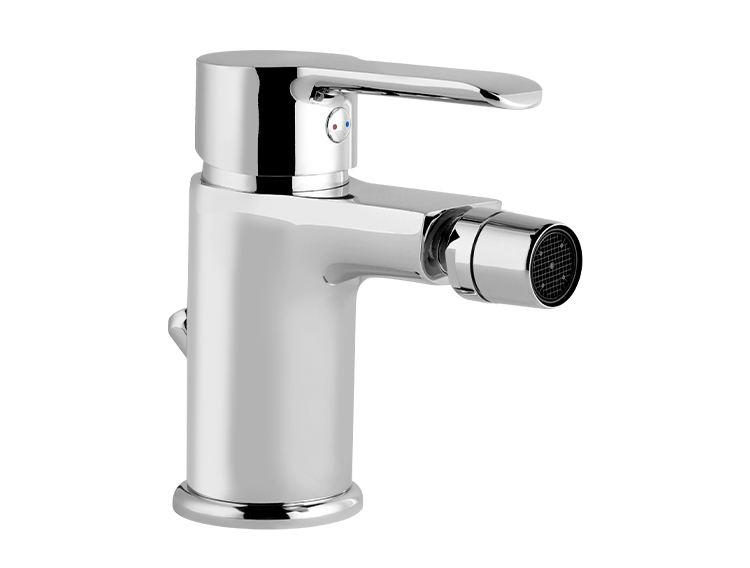 Un mitigeur bidet chromé pour la salle de bain