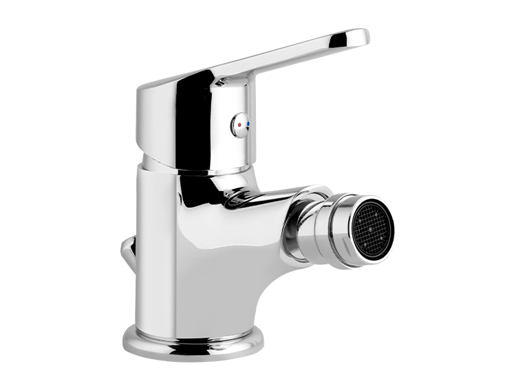 Un mitigeur bidet chromé